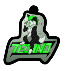 Techno Badge