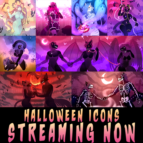 Most recent image: STREAMING Halloween Icons