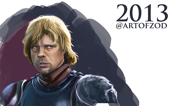 Warm up Sketch of Tyrion Lannister part 3 final