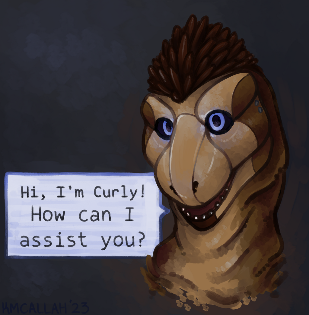 Most recent image: [$] Curly: Personal Assistant