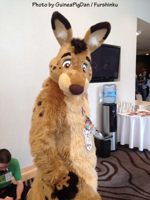 Dappie the roo at FC2015