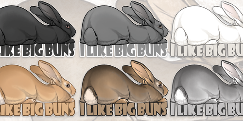 I Like Big Buns (Stickers!)