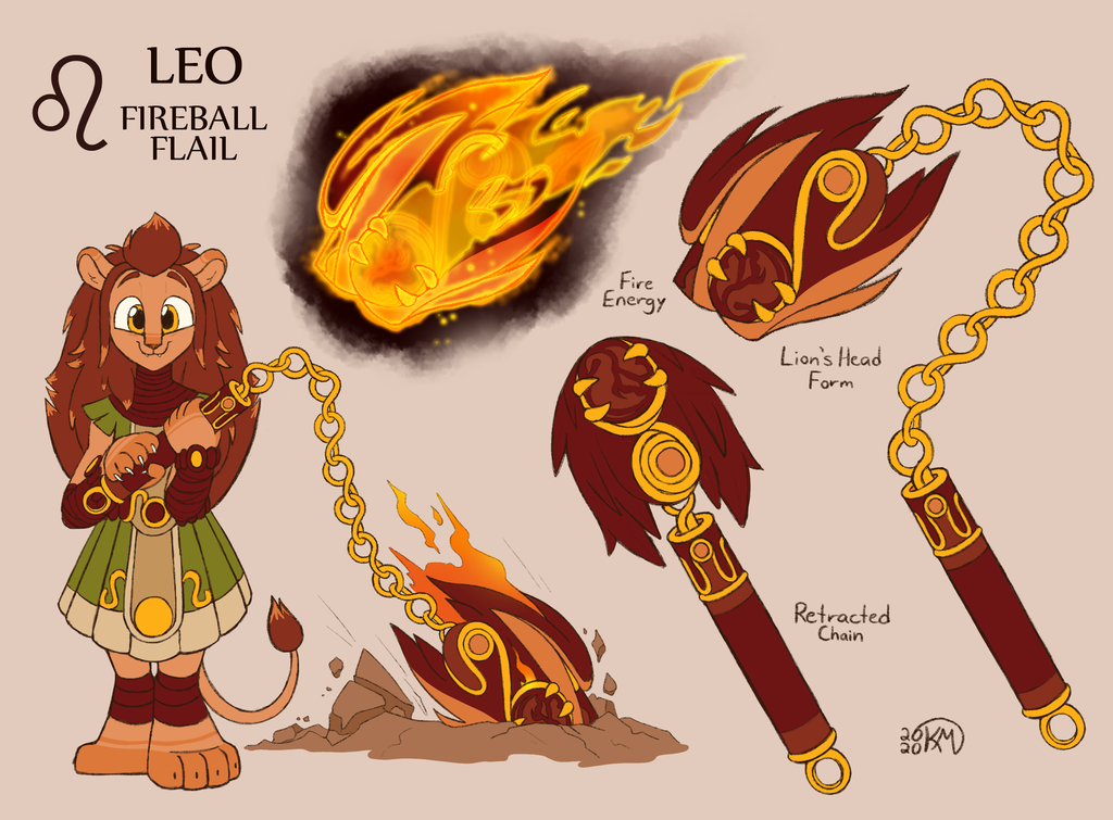 Leo - Fireball Flail