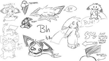 Drawpile Sketches with pichu90