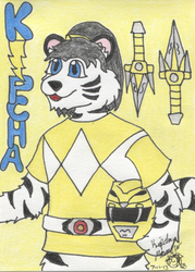 Kipcha Badge #6 (Yellow Ranger)