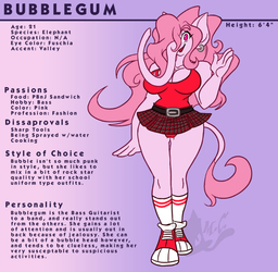 Bubblegum Ref Sheet
