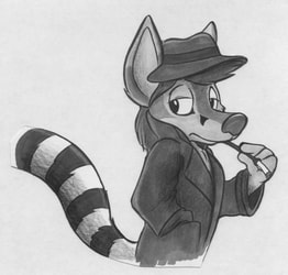 [Old Art] Kendall Badge (B&W) by Karpour