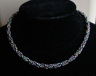 Titanium Byzantine Necklace