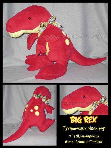 Big Rex Tyrannosaur Plush