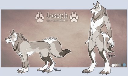 Julius Feral and Anthro Reference by electric--bleu