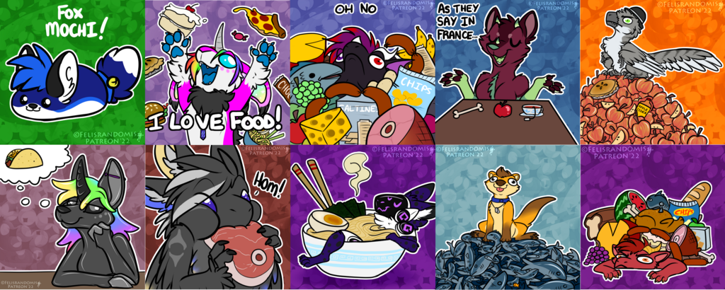 [Patreon] Sept Foodie Icons