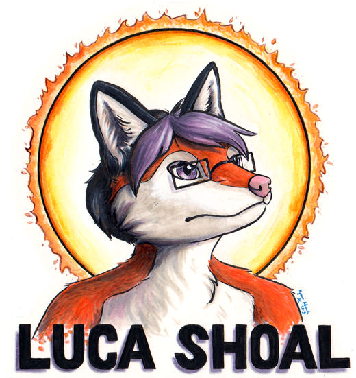 Luca Shoal Mixed Media Badge