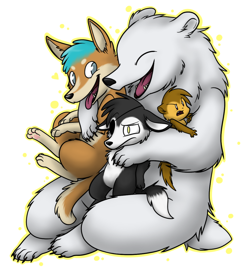 Commission: Bear hug