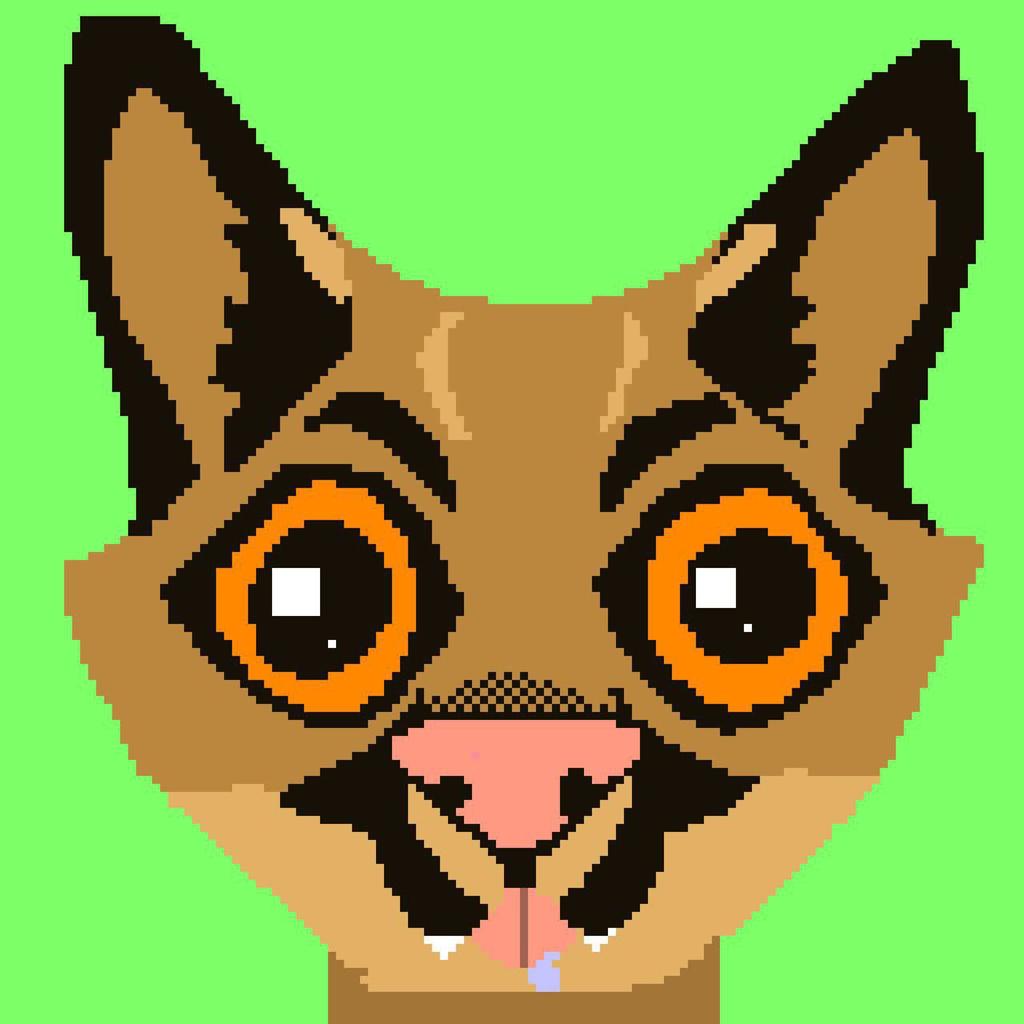 Pixel Art : Rubycat