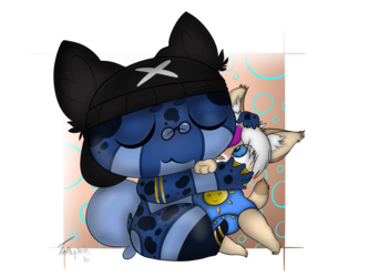 [Commission] Chibi Cuddles from Daddy 