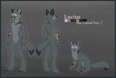 Lucius the Ghost Fox Design