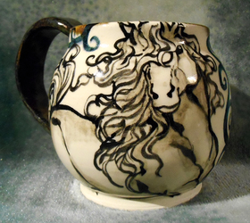 Extra Large Horse Coffee Mug