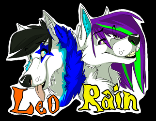 Rain and Leo Badges