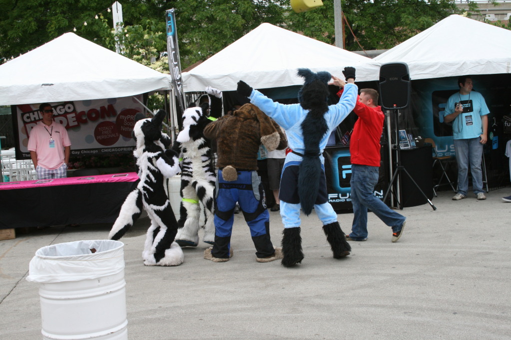 Furries Dancing with Dave! (MKE Pridefest 2010)