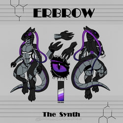 Erbrow the Synth reference sheet