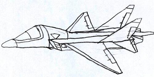Blue Eagle Sketch