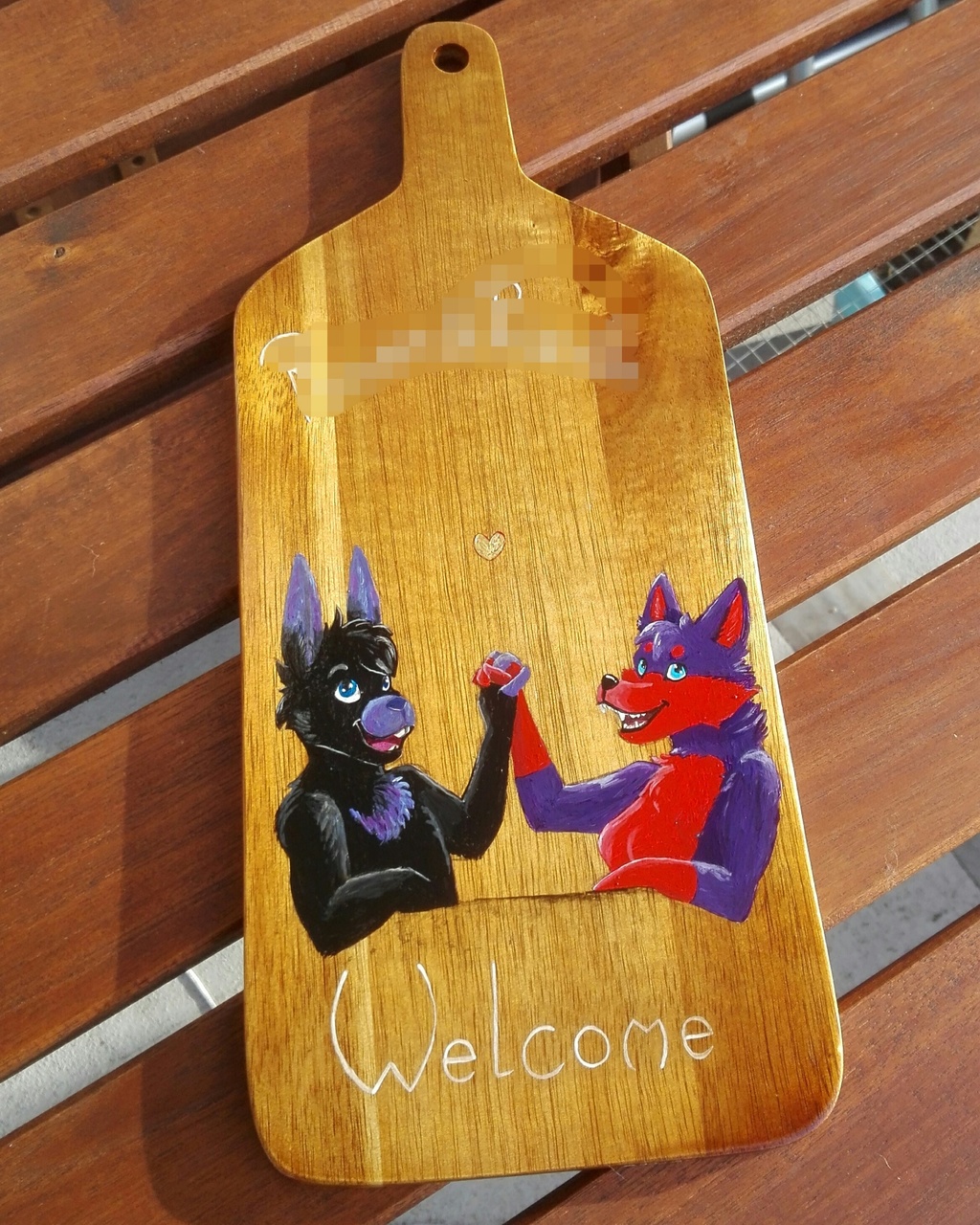 Most recent image: Dusty and Fleur welcome sign