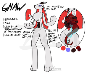 Spookalope Adoptable: GNAW [Adopted]