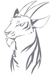 Tiger concept headshot sketch