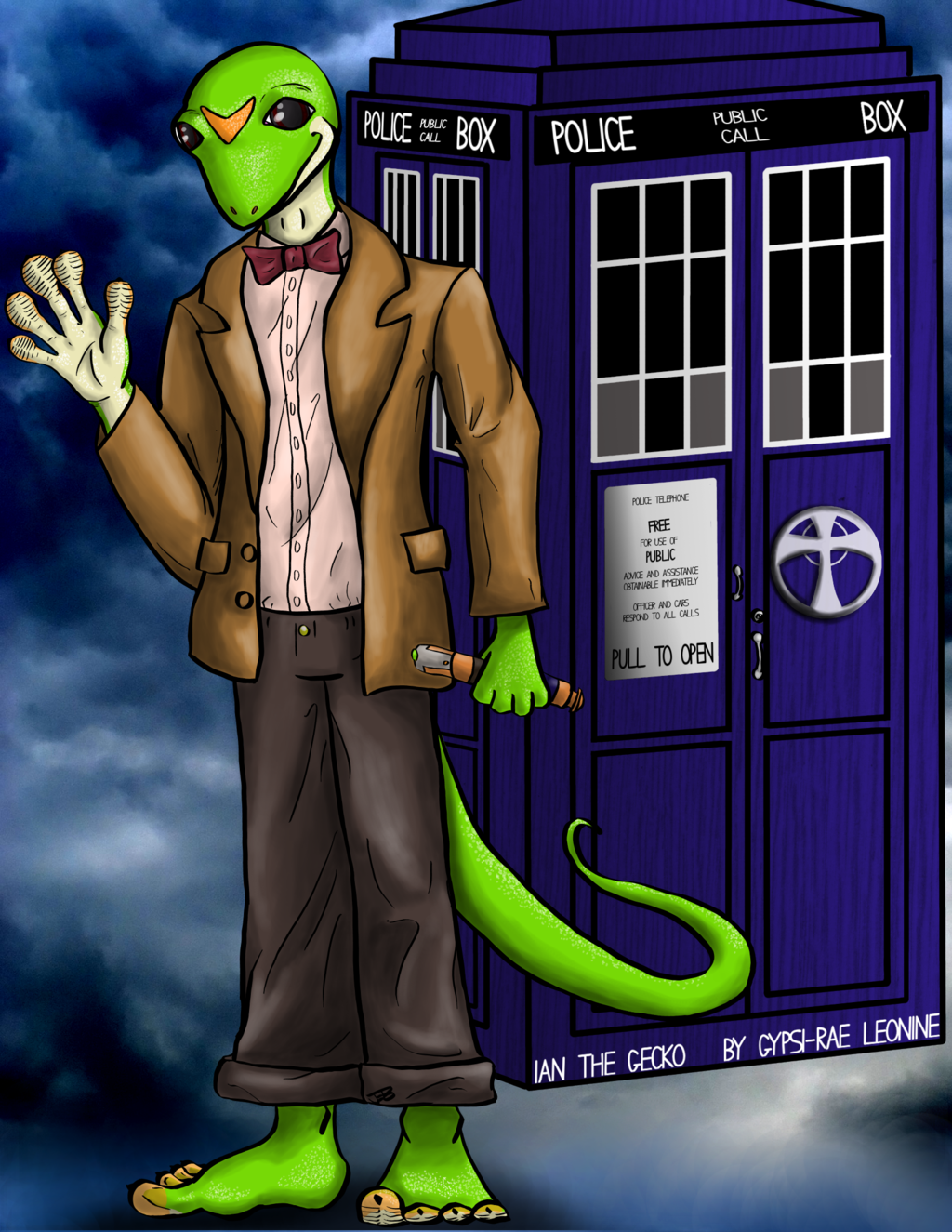 Featured image: Commission: Doctor Ian the Gecko (2011)