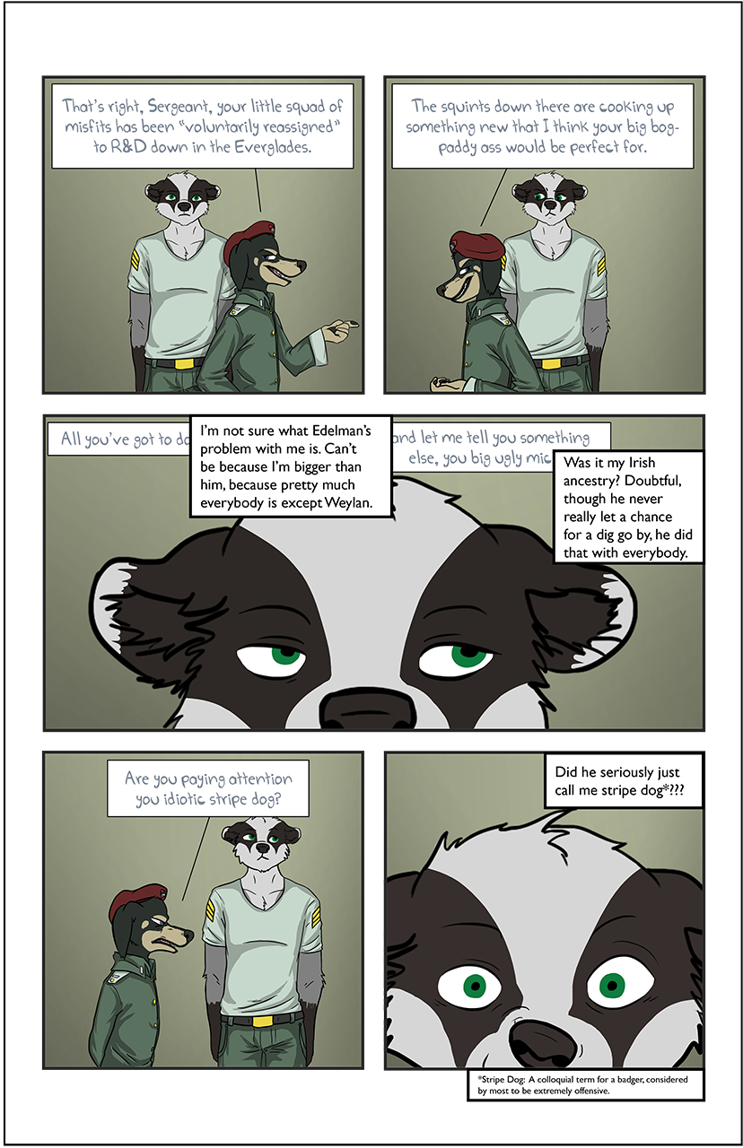 Of Tunnel Rats and Badgers - Ch. 2, Edelman's Office - P.2