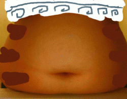 Most recent image: Maria Bonzel's Realistic stomach growling gif