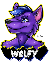 Wolfy Badge