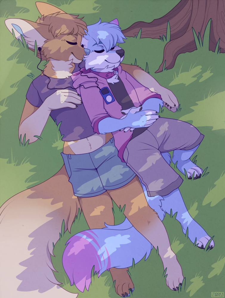 Relaxing Spring Day - Commission