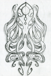 Octopus tattoo progress