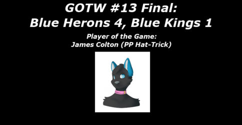 FHL Season 7 GOTW #13 Final: Blue Herons 4, Blue Kings 1