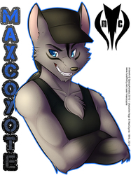 MaxCoyote Badge by SpazzyKoneko