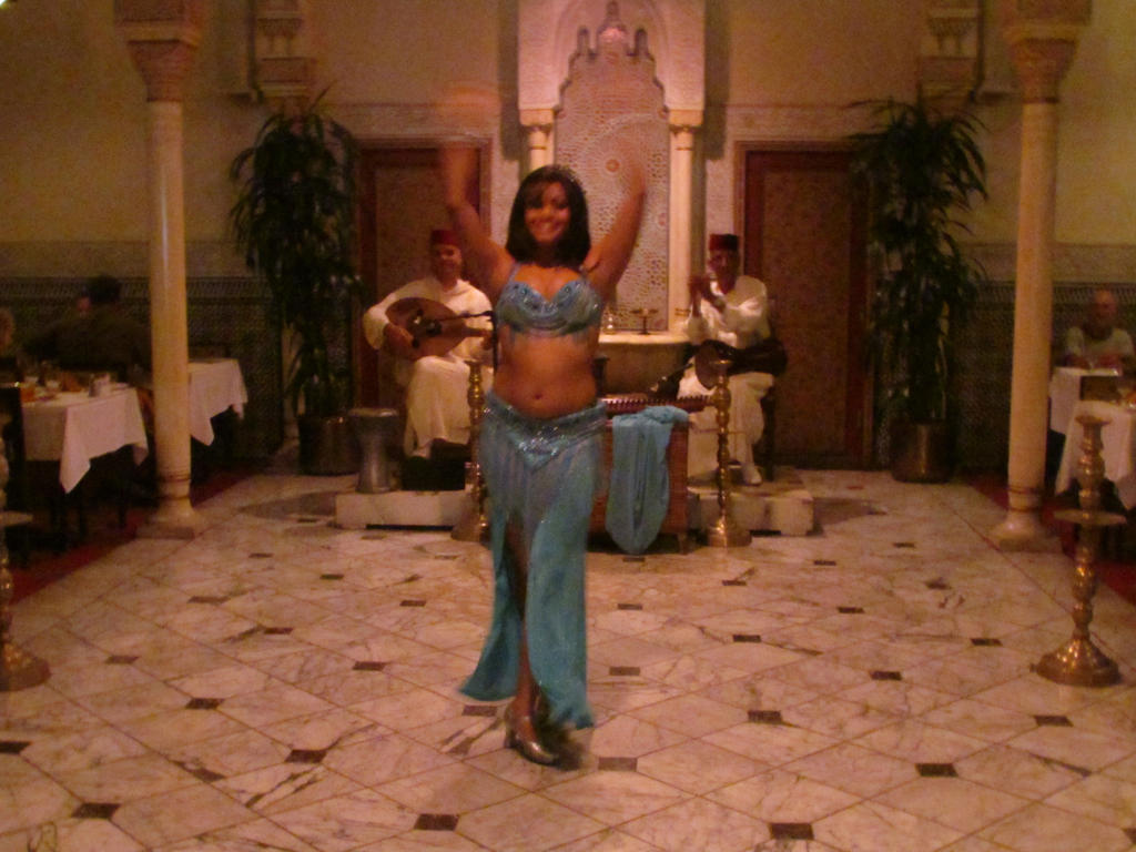  Belly Dancing Lady at Restaurant Marrakesh