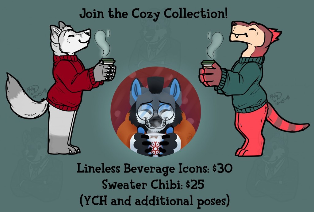 Cozy Winter Commission Offers!