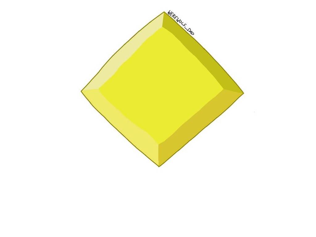Yellow diamond's gemstone