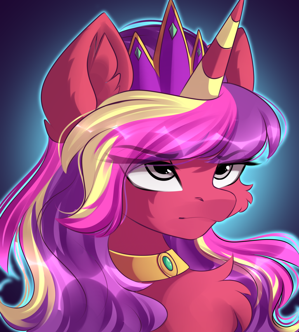 Grumpy Pony Princess by AiriniBlock