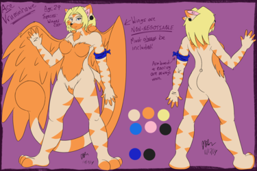 Reference Sheet - Ace Vruminhowe (Unclothed)