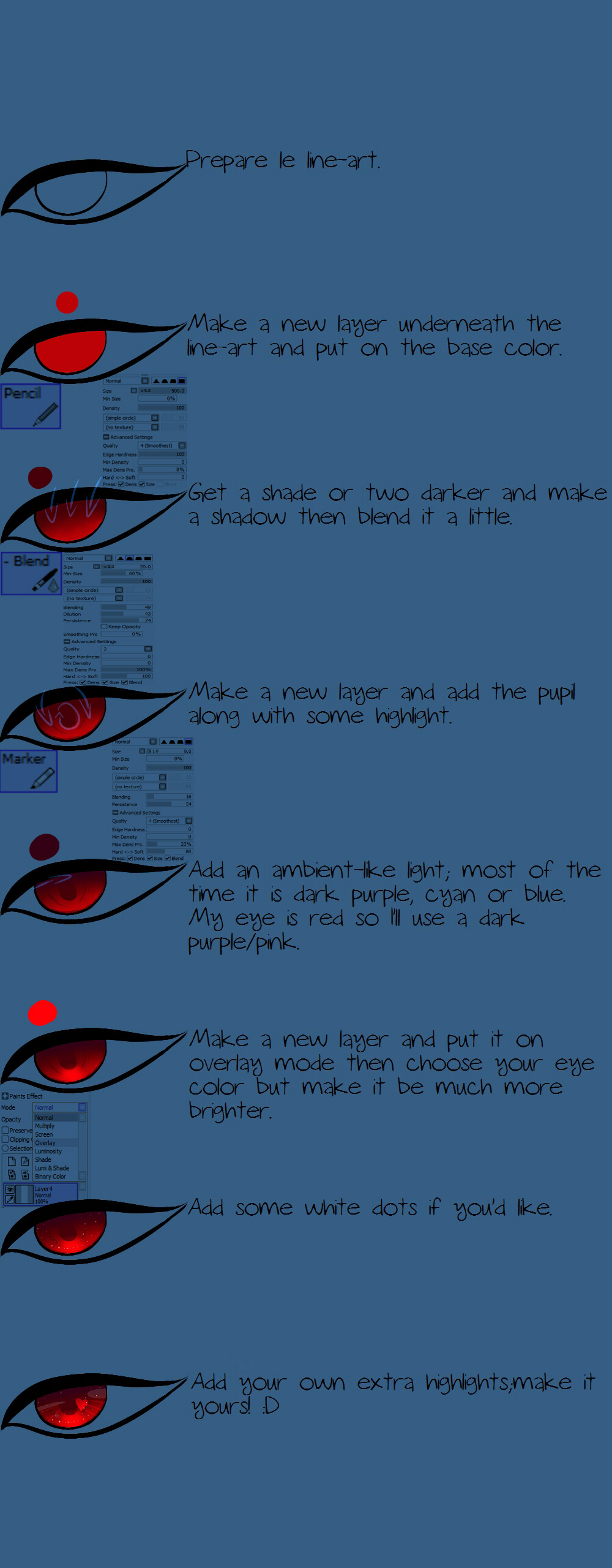 How To Color Anime Eyes — Weasyl