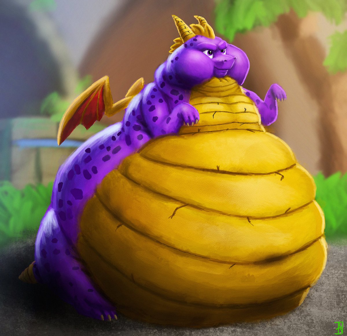 Fat Spyro. 