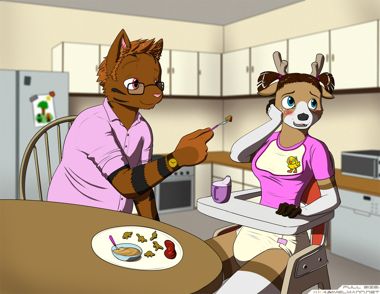 Deer’s Day Off with Daddy - Weasyl