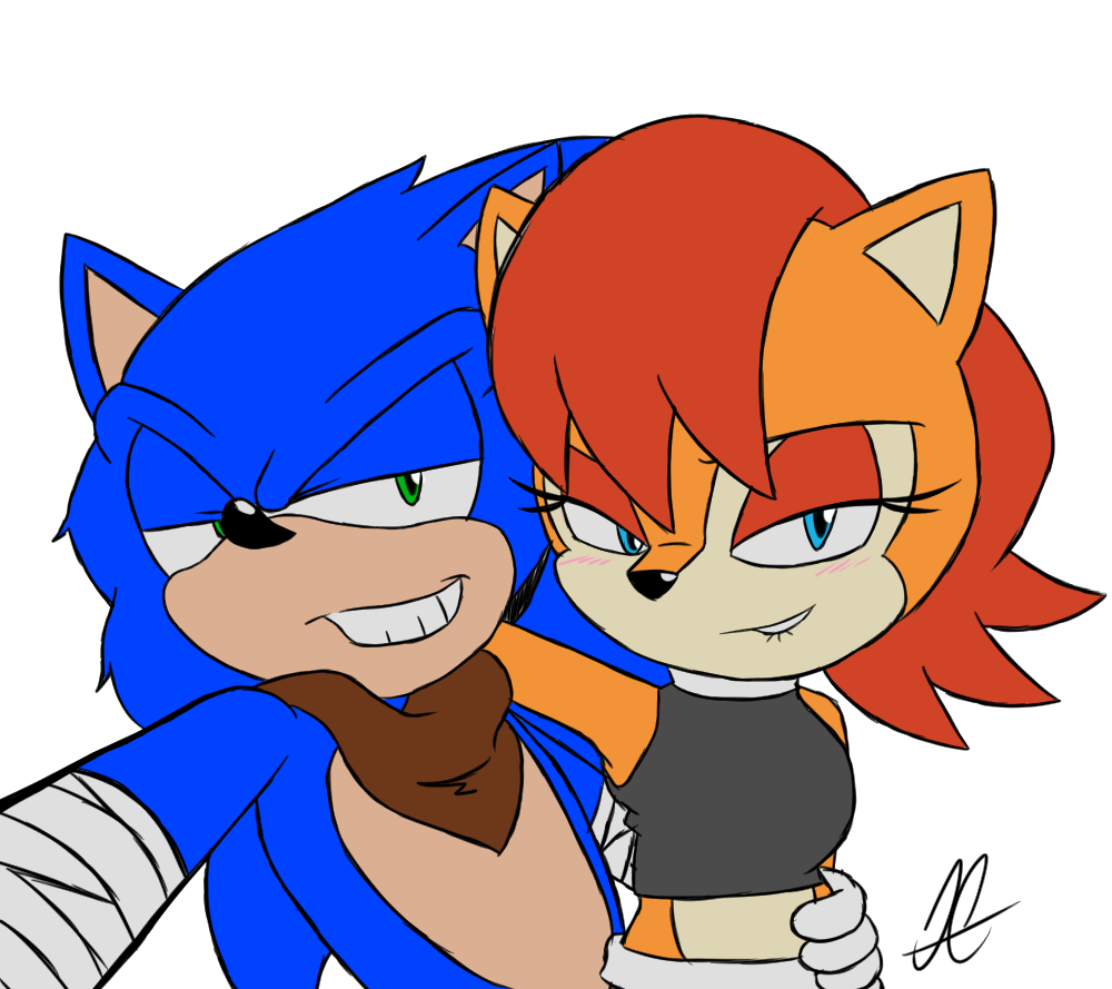 Boom Sonic and Sally. 