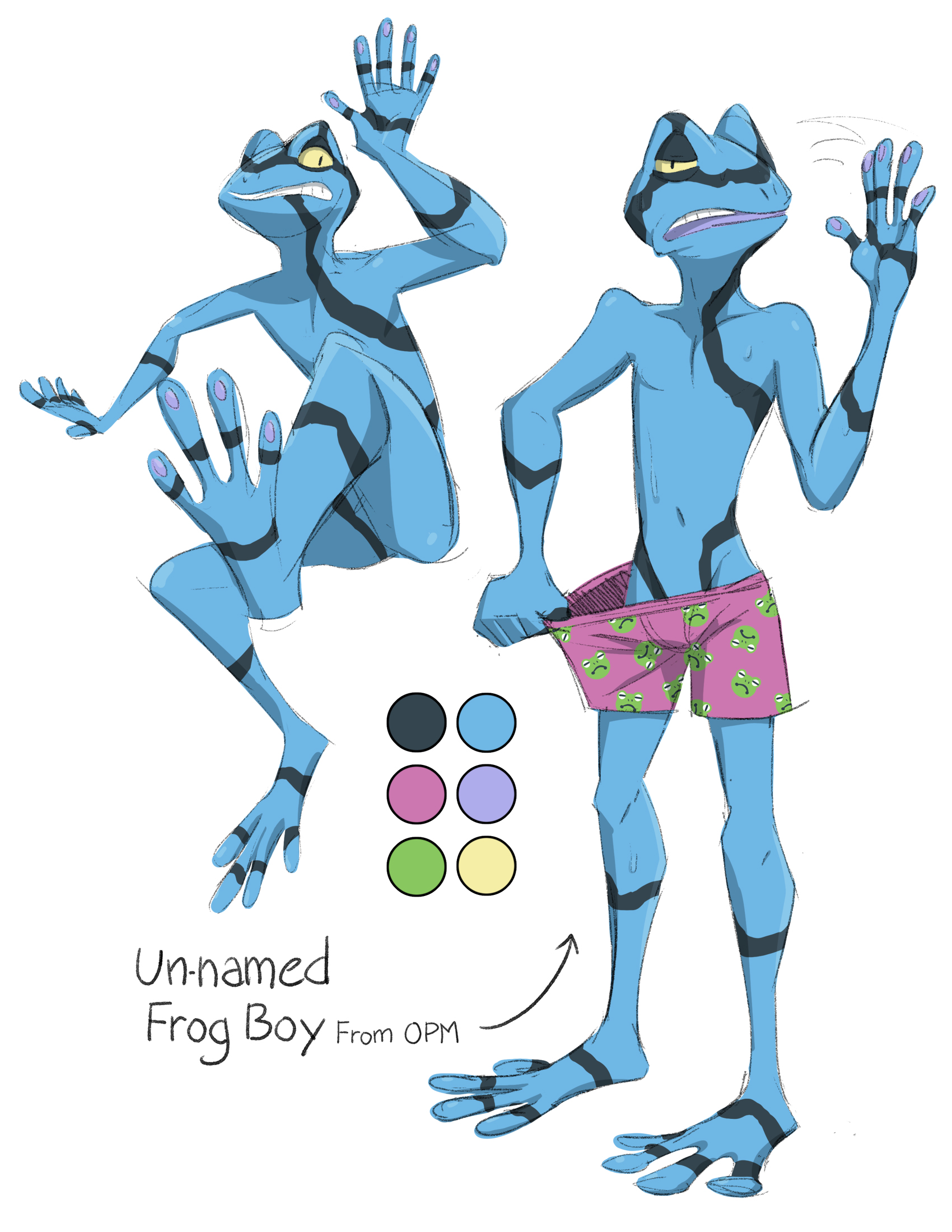 The Un-named Frog Boy. 