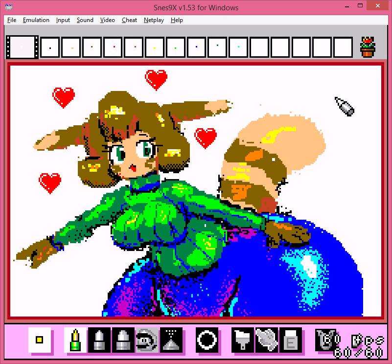 Mario Paint Curly 2016. 