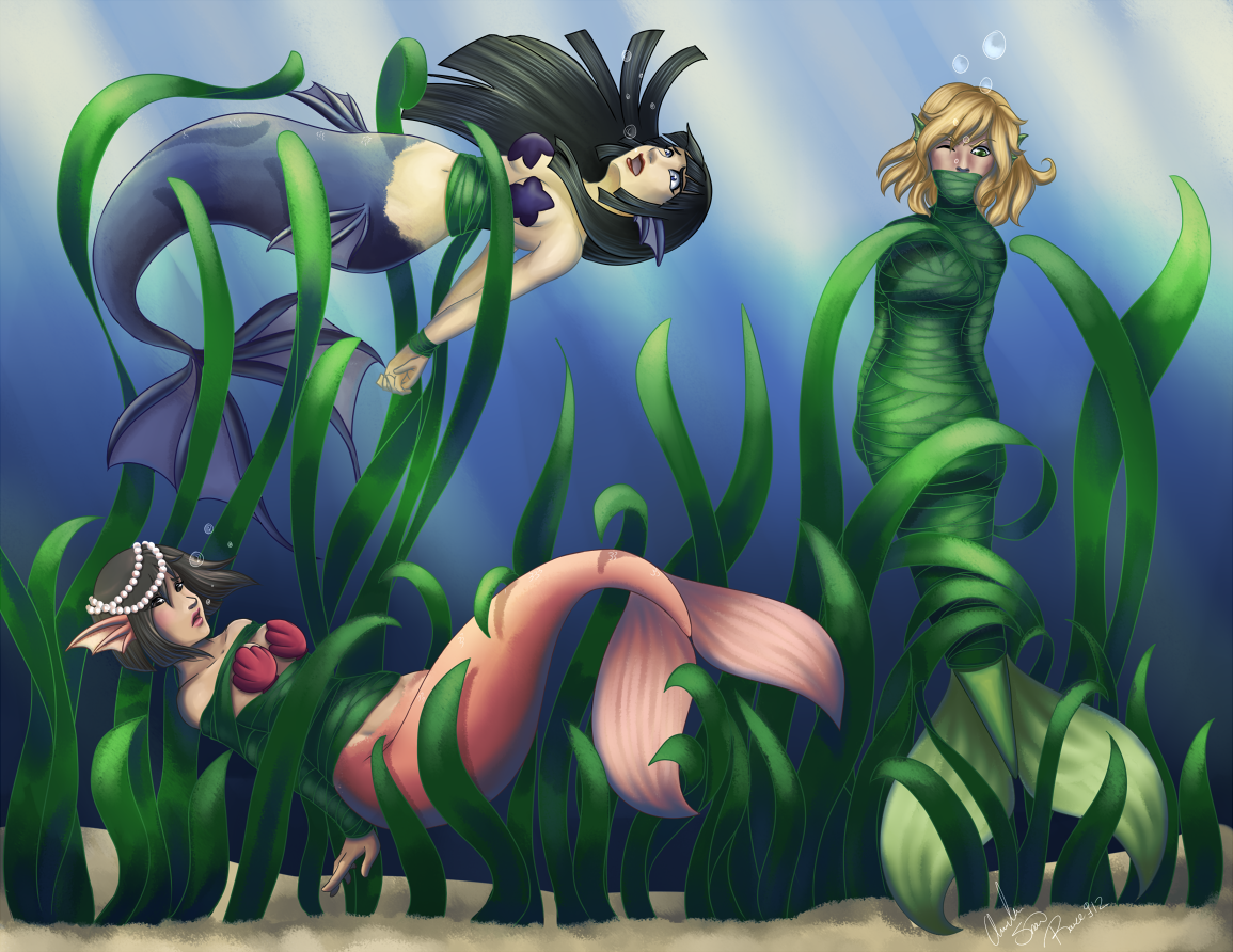 C Tangled Mermaids. 