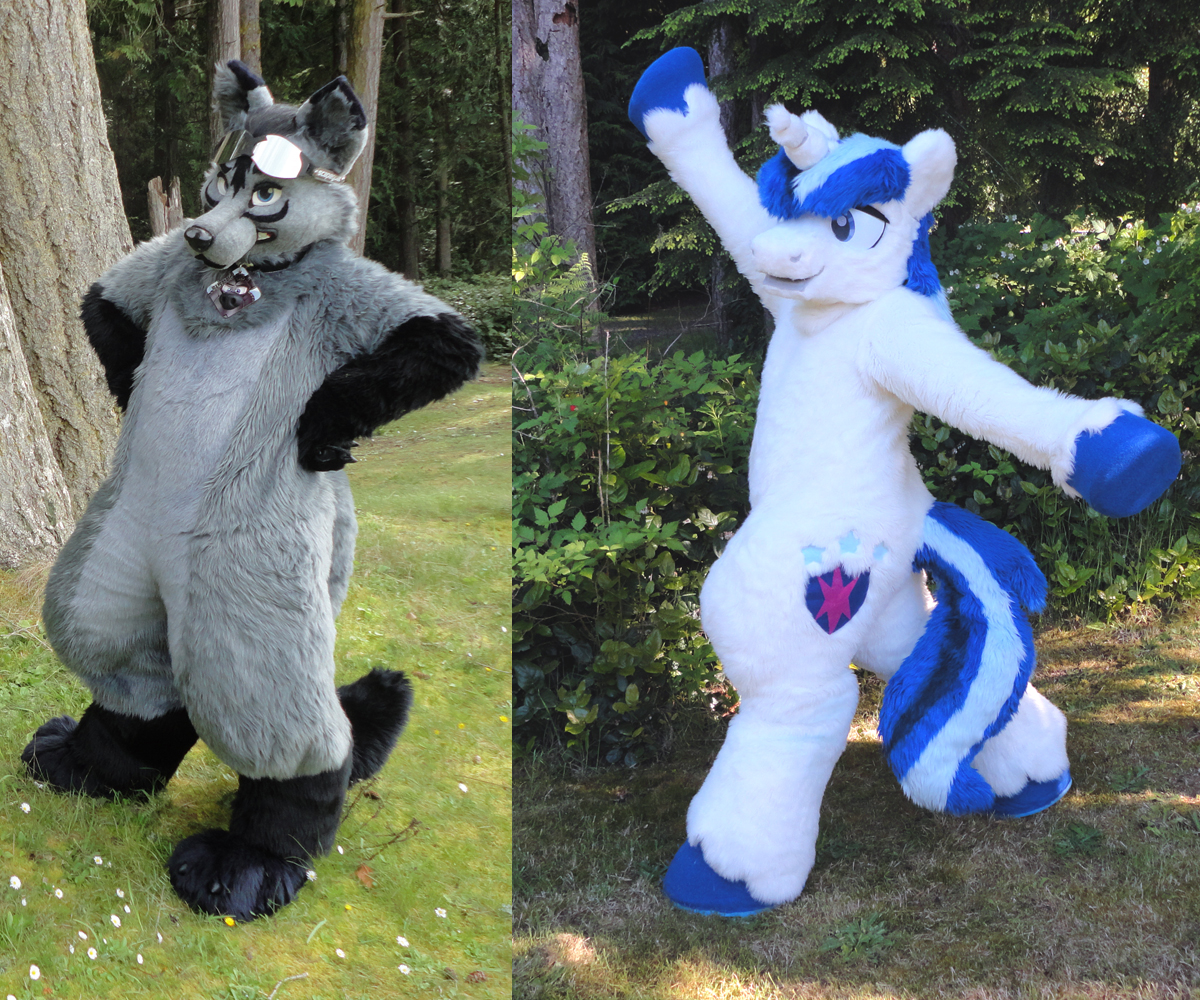 FURSUIT The Dynamic Duo! (photos by Matrices). 