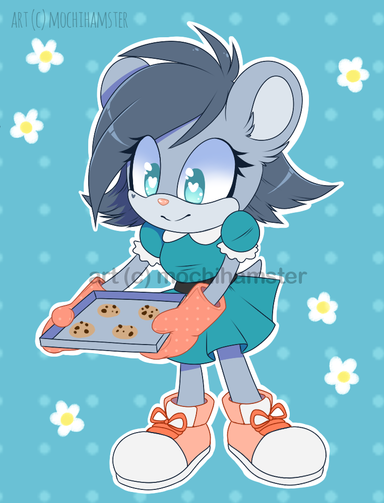 Mochi likes Baking Sonic OC. 